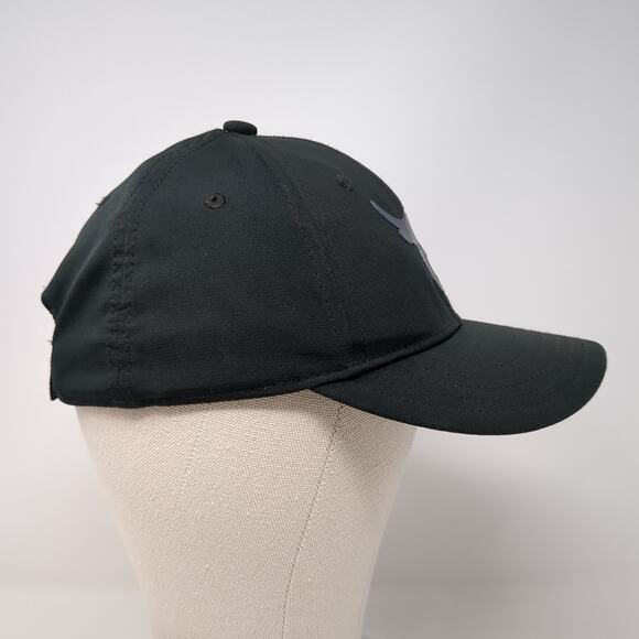 Under Armour Strapback Baseball Cap Black One Size Adjustable Classic Fit - Picture 5 of 9